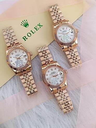saat gence: Yeni, Qol saatı, Rolex, rəng - Qızılı — 1