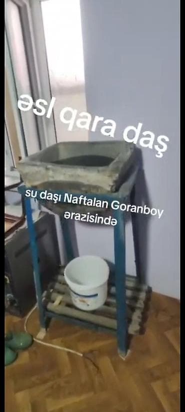 su çenler: Əsl “qara daş” – su daşı (Naftalan–Goranboy ərazisi) - Təbii qara — 2