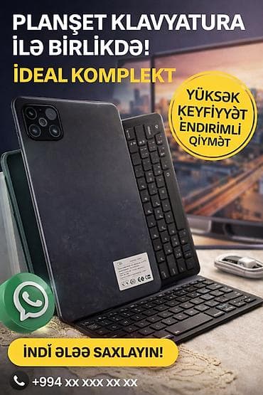 mini planşet: Planşet seti – CMX model SS6.8 Pro Xüsusiyyətlər: - Arxa tərəfdə — 1