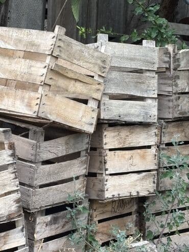 taxta şalban: Taxta yeşiklər alma yeşikləri, 1 ədəd 1 manat 35 ədəddi — 2