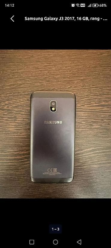 samsung tab e: Samsung Galaxy J3 2017, 16 GB, rəng - Qara — 3