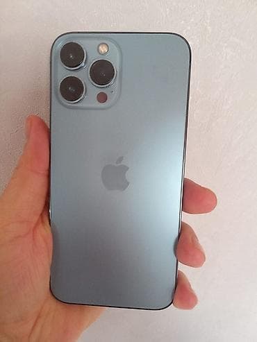 irşad electronics soyuducular indesit: IPhone 13 Pro Max, Sierra Blue, Simsiz şarj — 1