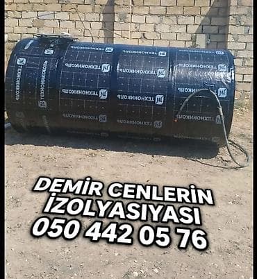 dam örtüyü qiyməti: Xidmət: Dəmir çənlərin izolyasiyası - Dəmir su və yanacaq çənləri — 1