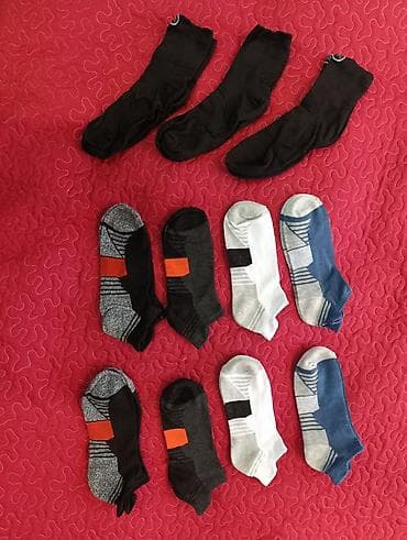 Müxtəlif ölçü və üslubda corab dəsti. - Uzun model: 4 cüt klassik