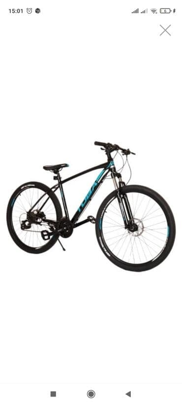 Şəhər/dağ tipli Toba velosipedlər - Geniş təkərlər və yüngül