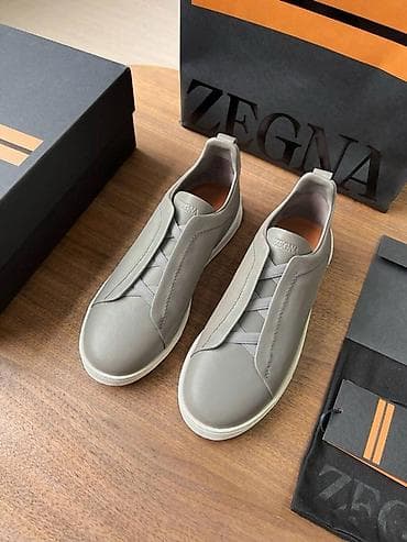krosofka: Zegna kişi slip-on krossovkaları.Triple Stitch Zəng edib və Vatsapa — 5