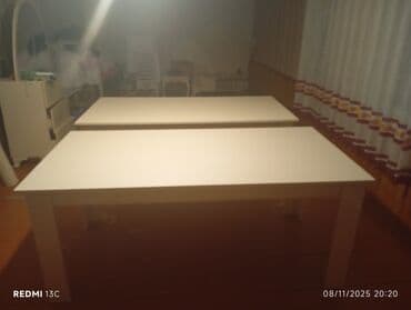 Qonaq masası, Yeni, Açılmayan, Taxta, Dördbucaq masa