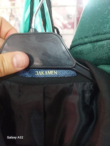 Jakamen kişi pencəyi - Rəng: qara - Model: klassik tək sətirli pencək — 4