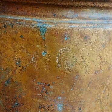 Электротранспорт: Старинный самовар, 1900 год, Медь, Состояние: Хорошее — 2