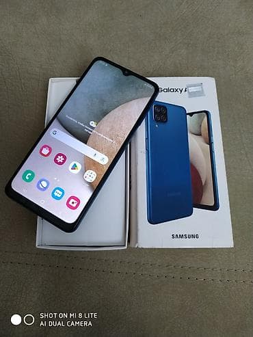iphone 11 ekran sekilleri: Samsung Galaxy A12, 128 GB, rəng - Mavi, Barmaq izi — 3