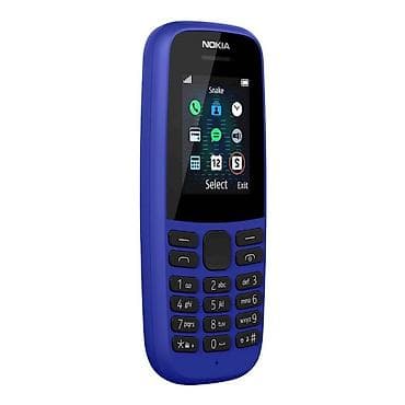 Nokia 105 4G, < 2 GB Memory Capacity, rəng - Göy, Düyməli — 2