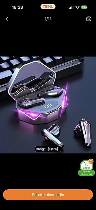 xiaomi bluetooth: Simsiz qulaqliq yenidir sadece karopkasi yoxdur ona gore 7 azn — 1