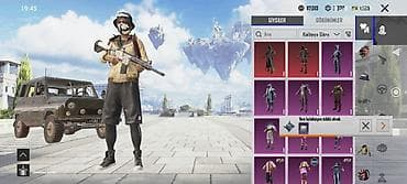 gumuş eşyalar: PUBG Mobile hesabı – zəngin skin və kolleksiya - Səviyyə:59 - RP — 2