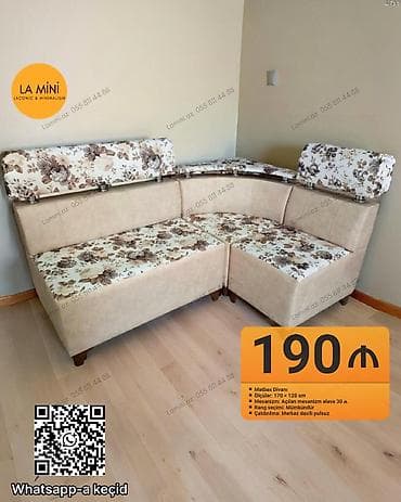 quxna divanlari: Künc divan, Açılan, Parça — 1