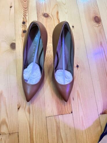 женские ботильоны на танкетке: Vicini qadın tuflisi - Brend: VICINI - Material: Vero Cuoio – — 3