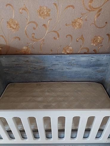 здравствуйте дорогие родители: Для девочки и мальчика, Четырехугольная, Колыбель, С бортиками, С матрасом, С механизмом качания — 5