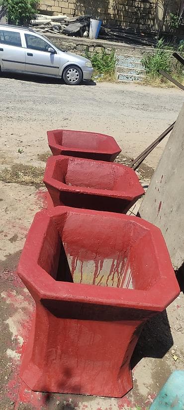 lan: Beton dekorativ dibçəklər – açıq məkanlar üçün Məhsulun təsviri: - — 3