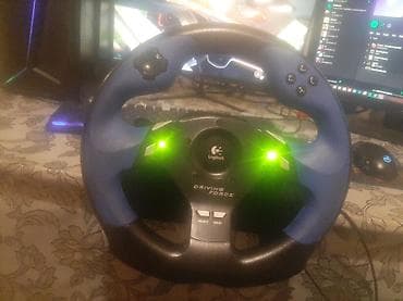 Logitech Driving Force oyun sükan seti yaxşı veziyetdedi tecili