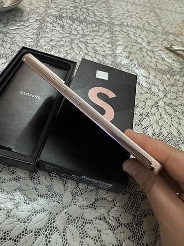 mini iphone x: Samsung Galaxy S22, rəng - Çəhrayı, Simsiz şarj — 3