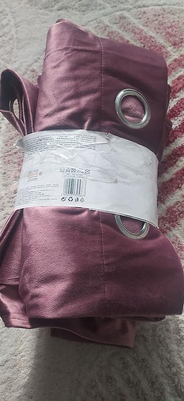 karniz modelleri: Pepco Home pərdə dəsti – halqalı (ringtop) model - Ölçü: hər pərdə — 2