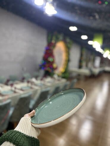 Mətbəx aksesuarları: Boşqablar, 1 əd, rəng - Yaşıl, Keramika — 2