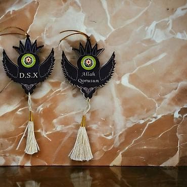 vito aksesuarlar: Avtomobil üçün asılqan,brelok.taxtadan istenilen dizaynda hazırlanır — 6