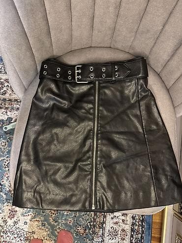 Mini Ətək, H&M, Dəri, XS