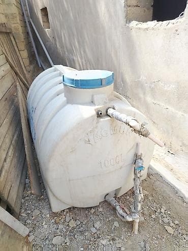 ev kaktusu: Yağmur markalı 1000 litrlik su çəni - Həcmi: 1000 L (korpus üzərində — 2