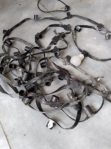 Dekorativ işıqlandırma qirlandası – E27 patronlu - Uzun lent üzərində