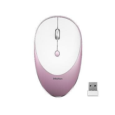 1 tr harddisk: MeeTion R600 simsiz optik siçan - Rəng: açıq çəhrayı-ağ iki rəngli — 1