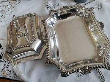 mis samovarlar: Boşqab, 1900 il, Mis — 6