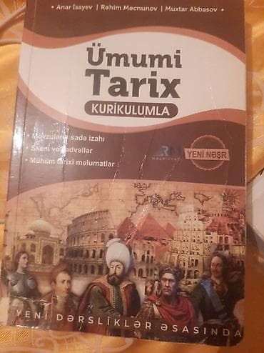 Məhsul: “Ümumi Tarix – Kurikulumla” dərs vəsaiti (RM nəşriyyatı, “Yeni — 2