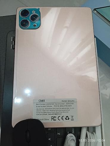 CMX S26Ultra planşet - Model: S26Ultra (CMX) - Rəng: qızılı/şampan -
