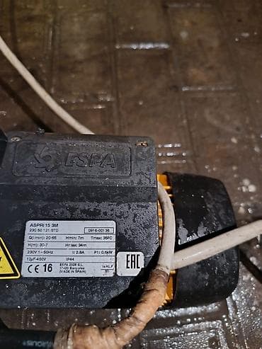 ESPA ASPRI 15 3M su nasosu və avtomatik təzyiq idarəetməsi Texniki — 2