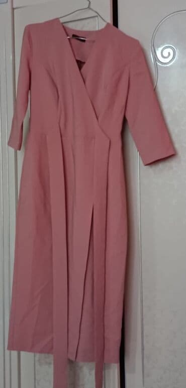 в фит для похудения: Повседневное платье, Миди, M — 1