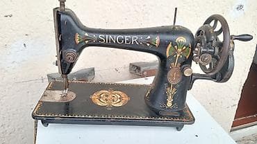 bag isi: Singer markalı klassik mexaniki tikiş maşını. Korpus üzərində orijinal — 1