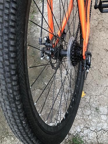 irsad telecom velosiped: ZIGZAG dağ/şosse hibrid tipli velosiped - Rəng: narıncı çərçivə, qara — 5