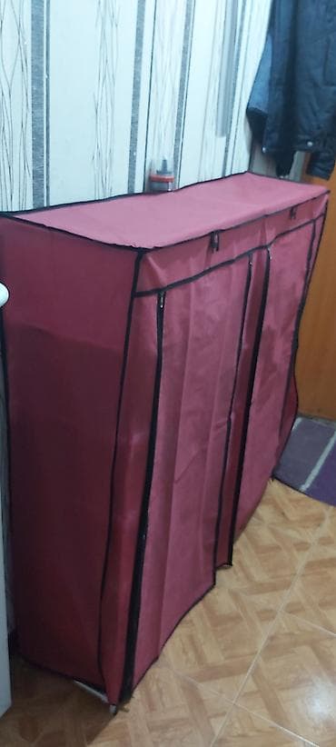 dolab parca: Qapaqlı ayaqqabı dolabı – parça örtüklü, yığma konstruksiya - Rəng — 2