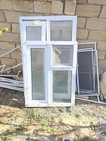 PVC pəncərə blokları – ağ rəng Tərkib: - 2 ədəd ağ PVC pəncərə bloku at lalafo.az PVC pəncərə blokları – ağ rəng Tərkib: - 2 ədəd ağ PVC pəncərə bloku