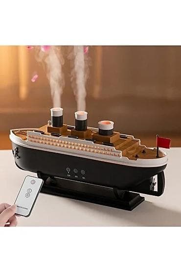 Ütülər və buxarlayıcılar: Jellyfish Aroma Diffuser – Gəmi dizaynlı aromaterapiya cihazı - — 3