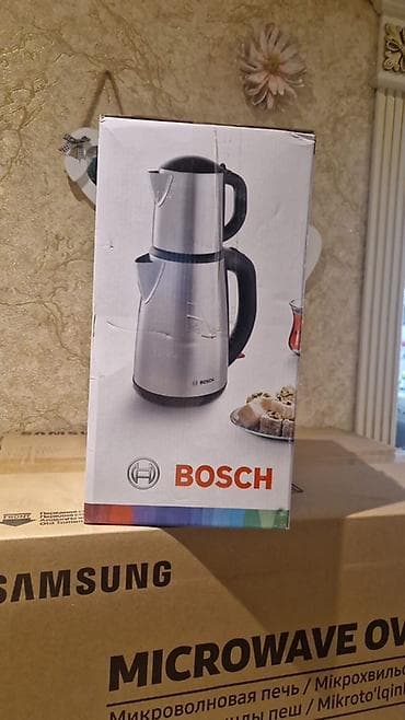 caydan caynik desti: Məhsul: Bosch elektrikli çaydan və dəmlik dəsti (çayçı) — 1
