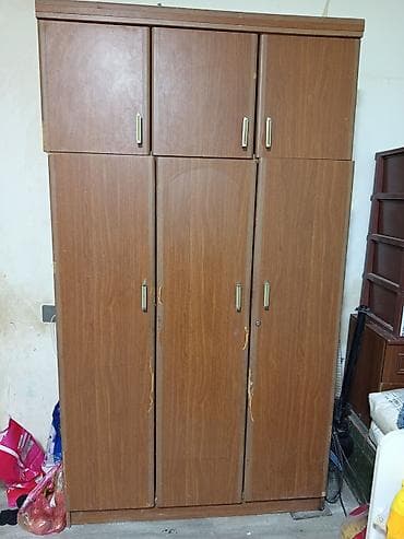 ev qapilari 2020: 5 qapı, Qəhvəyi, Taxta, Açılan, Düz dolab — 2
