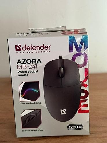 Defender AZORA MB-241 – simli optik kompüter siçanı. Xüsusiyyətlər: -