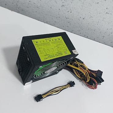 Qida Bloku “500Watt 24pin 4+4+4pin 2xsata 6xmolex 6pin Stek” ⭐500Watt — 1