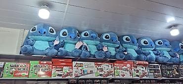 Oyuncaqlar: Məhsul: Böyük ölçülü Stitch peluş oyuncağı - Rəng: Göy və mavi — 2