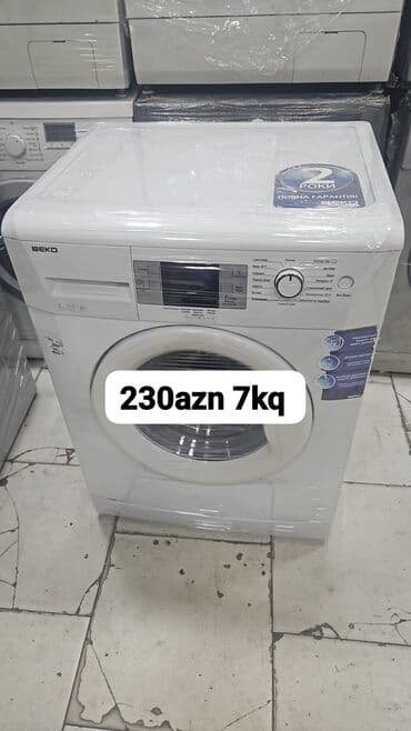 стиральня машина: Стиральная машина Beko, 7 кг, Автомат, Без сушки, Нет кредита — 1