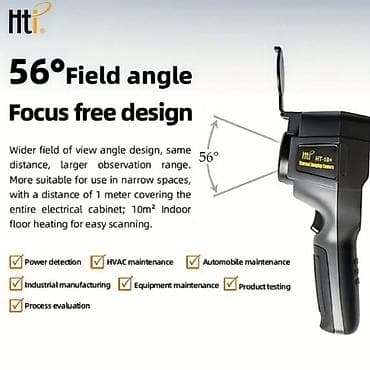 hdmi kabel android: Termal görüntü kamerası. Model: HTI HT-18+ Temperaturu ölçmək və — 9