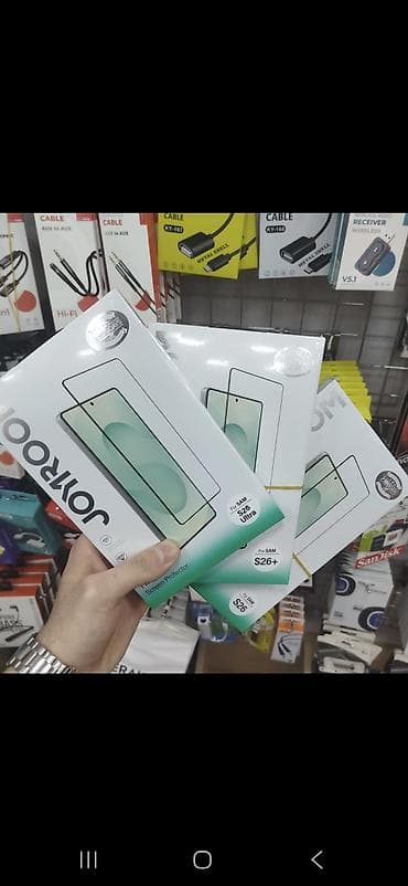 Məhsul: Ekran qoruyucu şüşə (tempered glass) – Samsung S26 seriyası