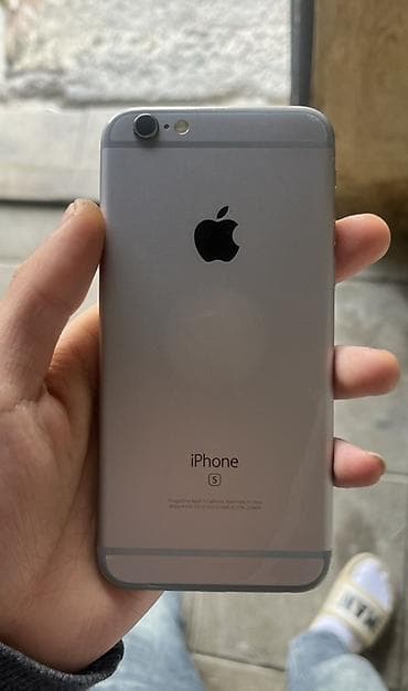 paltar yuyan mawin: IPhone 6s, Space Gray, Qırıq — 3