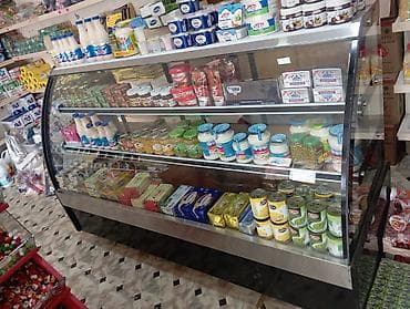 soyuducu gencede: UĞUR markalı vitrin tipli içki soyuducusu və böyük şüşə vitrinli ərzaq — 2